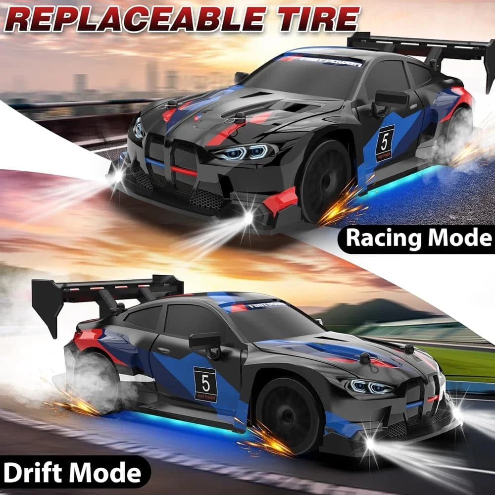 سيارة تحكم عن بعد 4WD RC Drift، طراز GTRPRO AE86PRO، سباق 4x4، شاحنة RTR، هدية للأطفال والبالغين - 3