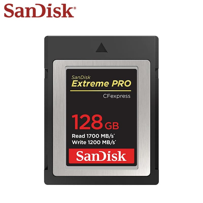 بطاقة Sandisk Extreme PRO CFexpress Type B، 64GB/128GB/256GB/512GB، ذاكرة عالية السرعة، مناسبة للكاميرات 4K - 3