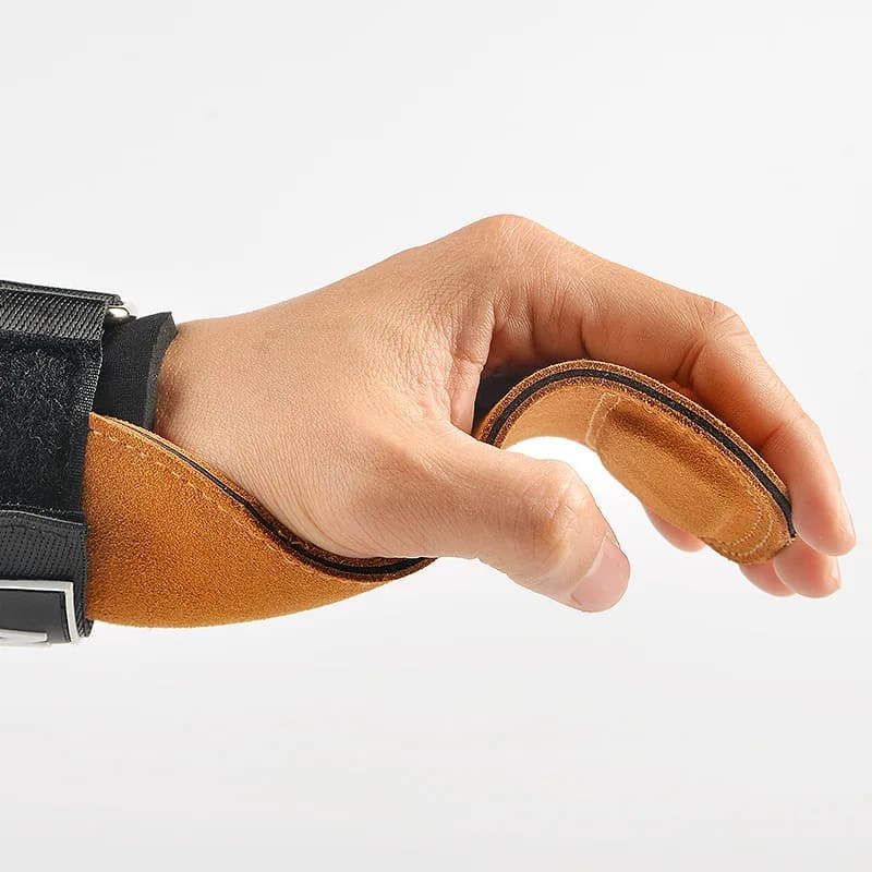 1Pair Gym Pull-Up Grip Strap Wrist Straps Anti-Slip Weight Power Belt Lifting Pads Deadlift Workout Palm Protection Gloves - 2