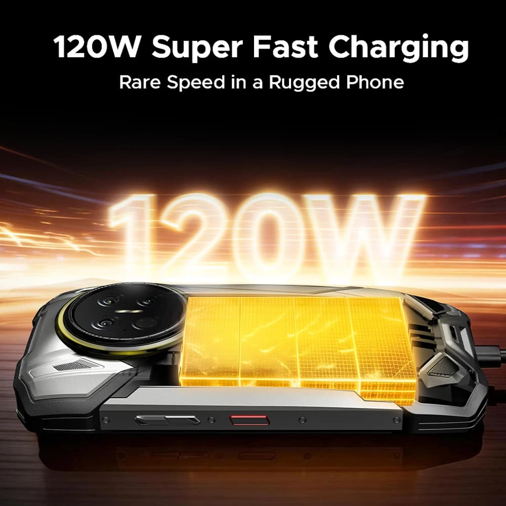 إصدار عالمي DOOGEE V Max 2 Pro 5G هاتف متين شاشة 6.78 بوصة FHD+ IPS بمعدل تحديث 120Hz سعة 48GB+1TB بطارية 22000mAh كاميرا 200MP شحن 120W أندرويد 16 - 5