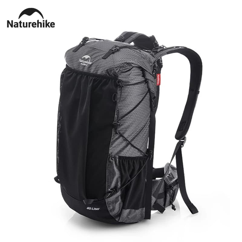 حقيبة ظهر تخييم من Naturehike سعة 45 لتر مقاومة للمطر خفيفة الوزن مناسبة للمشي لمسافات طويلة