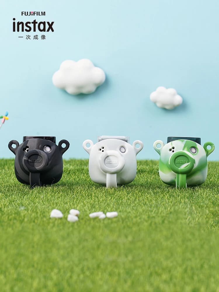 غطاء سيليكون Fujifilm instax Pal، غطاء واقي لكاميرا التصوير لمرة واحدة، حقيبة تخزين واقية - 4
