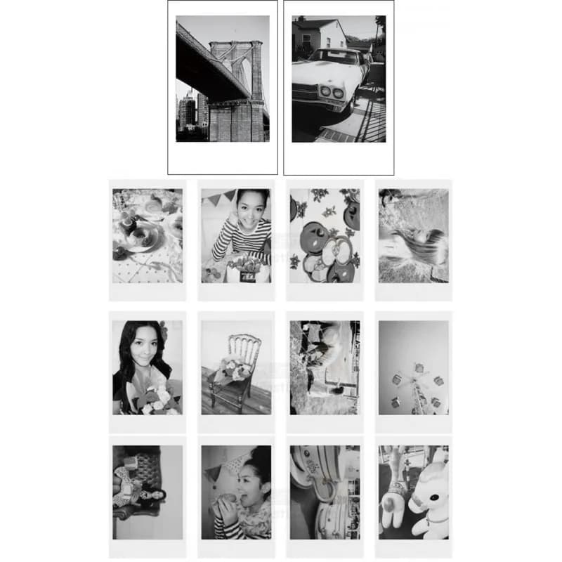 Fujifilm Instax Mini Color Film Blue Mono Chrome Stone Gray Contact Sheet For Fujifilm Instant Camera Mini 12 8 9 40 90 Link EVO - 4