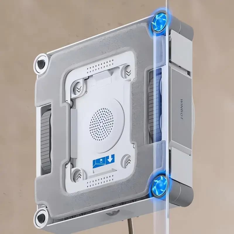 محطة قاعدة قماش تنظيف تلقائية لجهاز تنظيف النوافذ ECOVACS Water Jet Window Cleaning Robot W3 - أداة سحرية لتنظيف النوافذ - 6