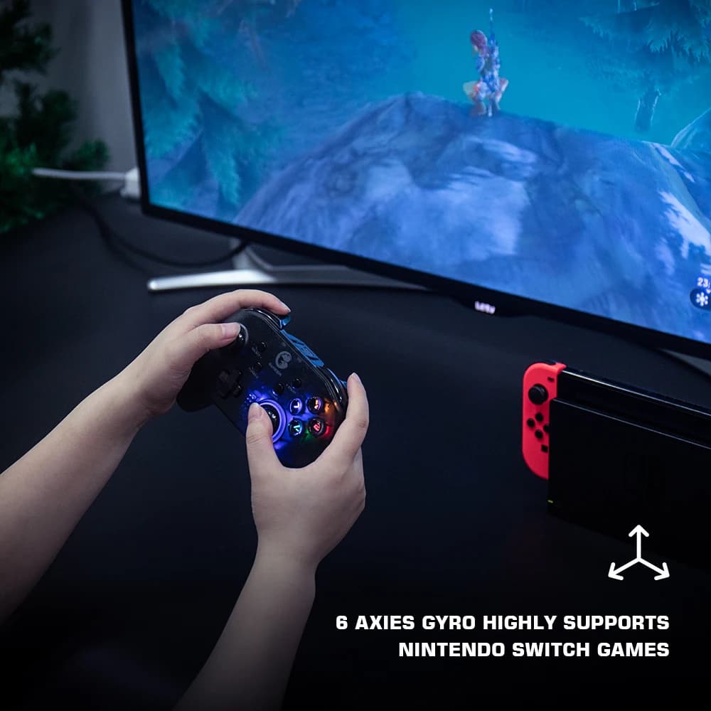 GameSir T4 Pro SE Wireless Mobile Controller Bluetooth Gamepad with 6-axis Gyro for Nintendo Switch Android iPhone PC Joystick - 2