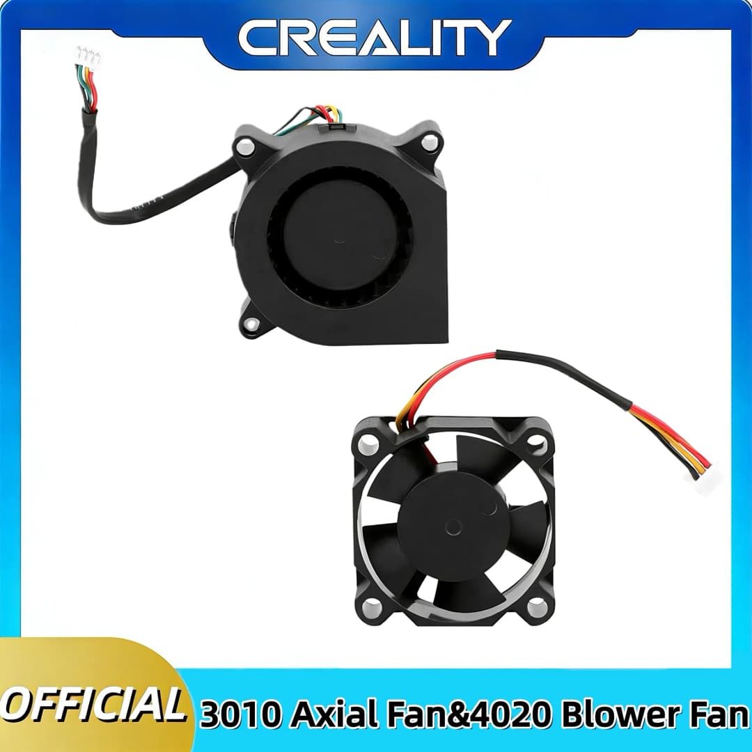  Creality Official K1/K1C 3010 Axial/4020 Blower Cooling Fan  DC 24V K1 MAX Extruder Fan Hotend Heat Sink Fan For 3D Printer