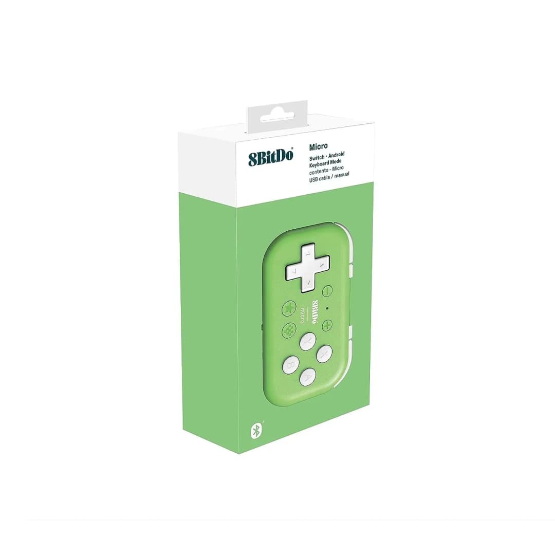 وحدة تحكم صغيرة 8BitDo Micro Bluetooth Gamepad تدعم Nintendo Switch/Android/Raspberry Pi/iOS/Win10/11 ووضع لوحة المفاتيح - 6