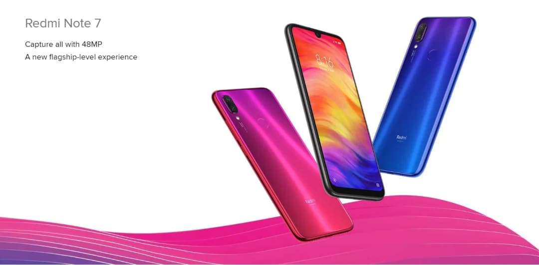 هاتف Xiaomi Redmi Note 7 PRO الأصلي 6 جيجابايت رام 128 جيجابايت ذاكرة مع معالج Snapdragon 660AIE ونظام أندرويد وكاميرا خلفية 48 ميجابكسل + 5 ميجابكسل - 3