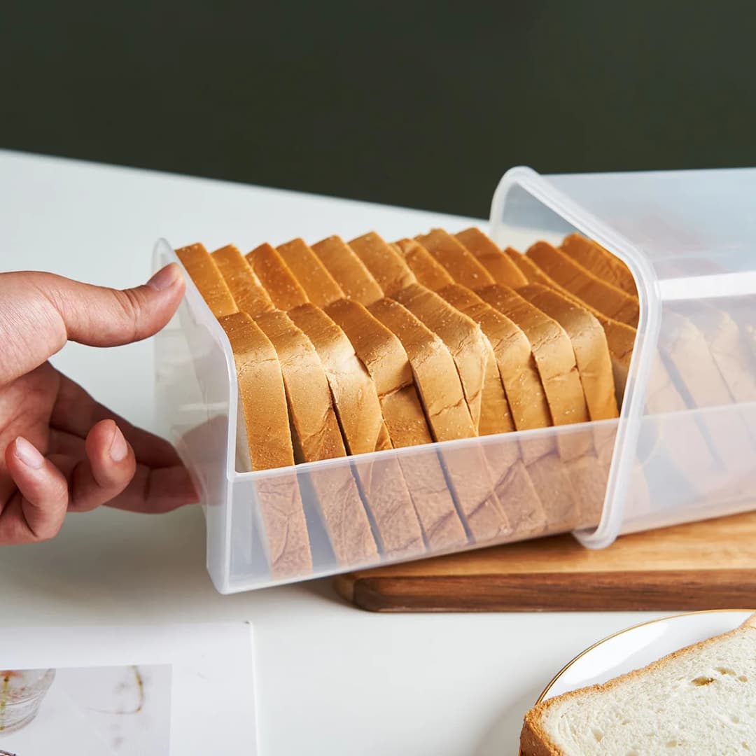 Bread Loaf Container Clear Airtight Bread Box With Lid Sandwich Bread Holder For Homemade Bread Tall Bread Saver For Kitchen - 4
