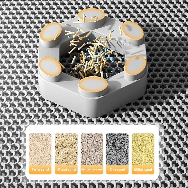 Extra Large Cat Litter Mat Heavy Duty Waterproof 2 Layer Non Slip Washable Pet Floor Protector Litter Box Sand Stopper - 3