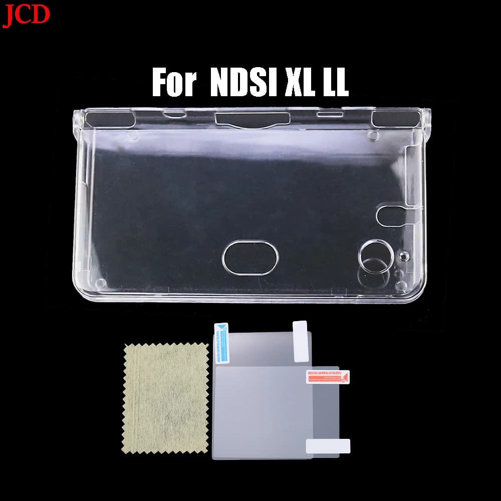غطاء حماية من البلاستيك الشفاف لهاتف نينتندو DSL NDS Lite NDSL لوحدة التحكم DSi NDSi XL LL مع طبقة رقيقة واقية للشاشة - 5
