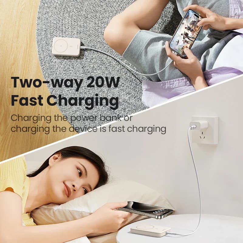 UGREEN PD20W Power Bank Magnetic 10000mAh Portable Wireless Fast Charging PowerBank for Magsafe for iPhone 17 15 Pro Max 16 Pro - 5