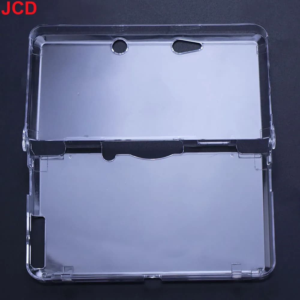 JCD Plastic Clear Crystal Shell Skin Case Cover For 3DS 3DS XL LL New 3DS New 3DS XL/LL Game Console With Screen Protective Film - 3