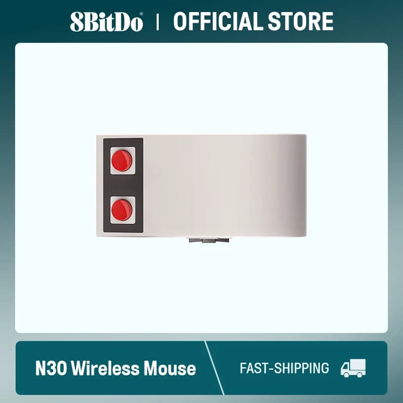 8BitDo N30 Wireless Mouse  with D-pad navigation button 3D touch panel for windows mac OS