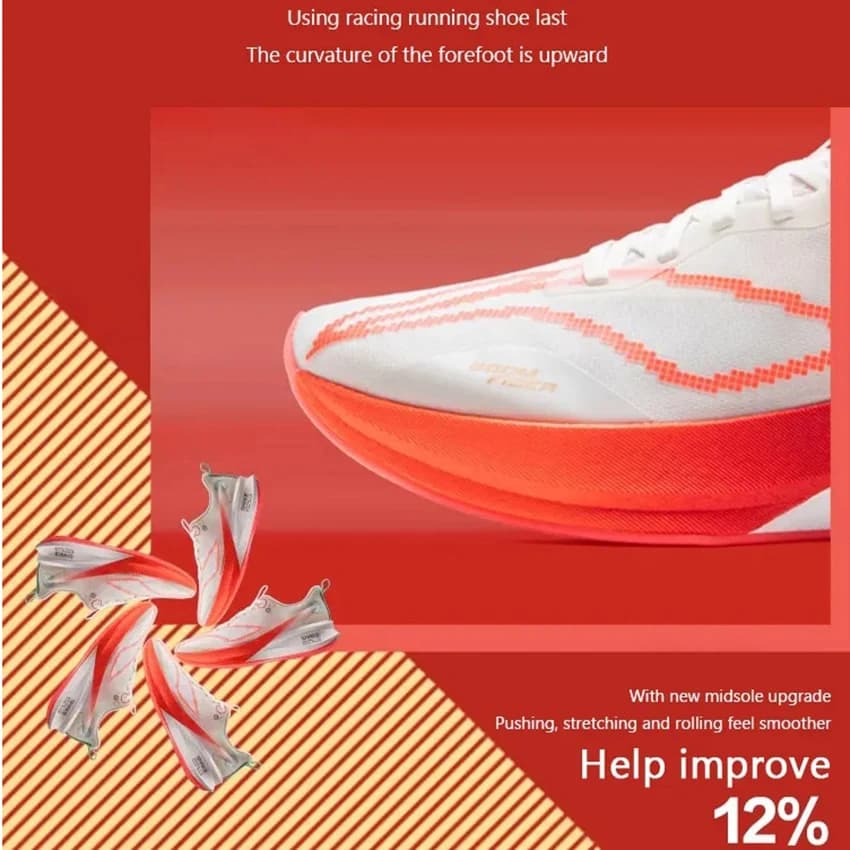 أحذية الجري للرجال LI-NING RED HARE 8 PRO الرياضية الاحترافية للسباقات والتدريب اليومي ARPV003 - 5