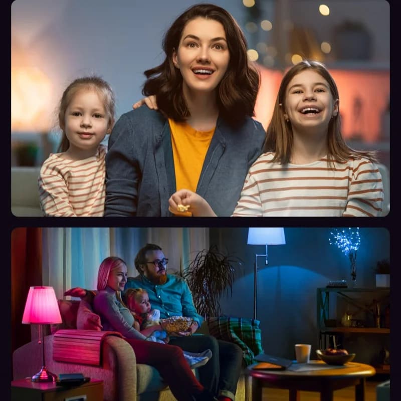 مصباح ليد ذكي YEELIGHT ملون M2 اتصال بلوتوث E26/E27 قابل للتعتيم 1700K-6500K تحكم صوتي متوافق مع جوجل هوم - 5