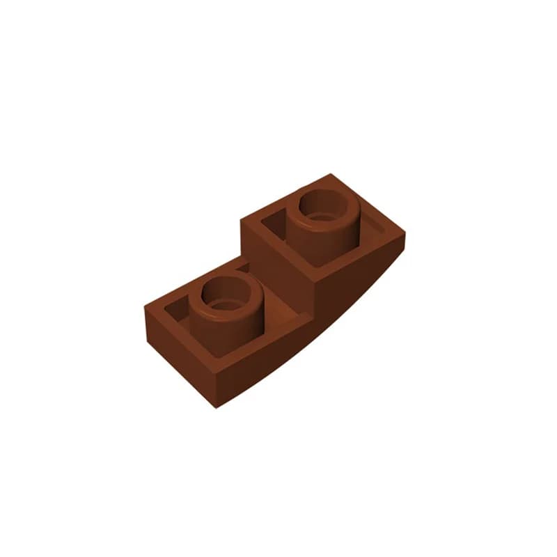 MOC 10 قطع 24201 1x2 منحني مقلوب بناء كتل عدة الطوب المنحدر الجسيم التعليمية ديي اللعب أطفال عيد ميلاد طفل هدايا - 6