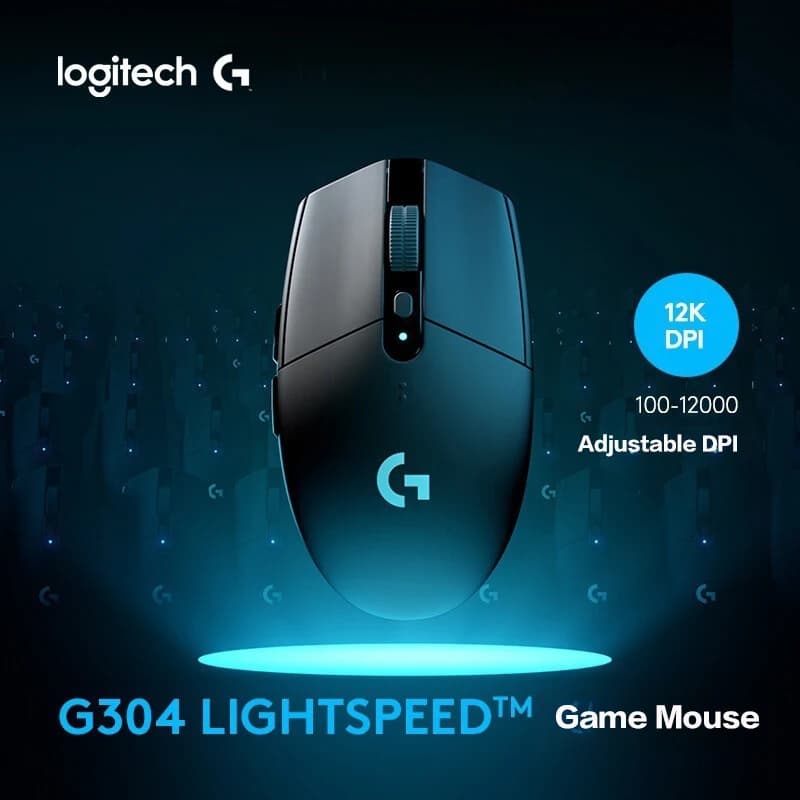 Logitech G304 LIGHTSPEED Wireless Mouse Game Mouse Light Portable Mouse Macro Jedi Survival FPS League of Heroes Eat Chicken
