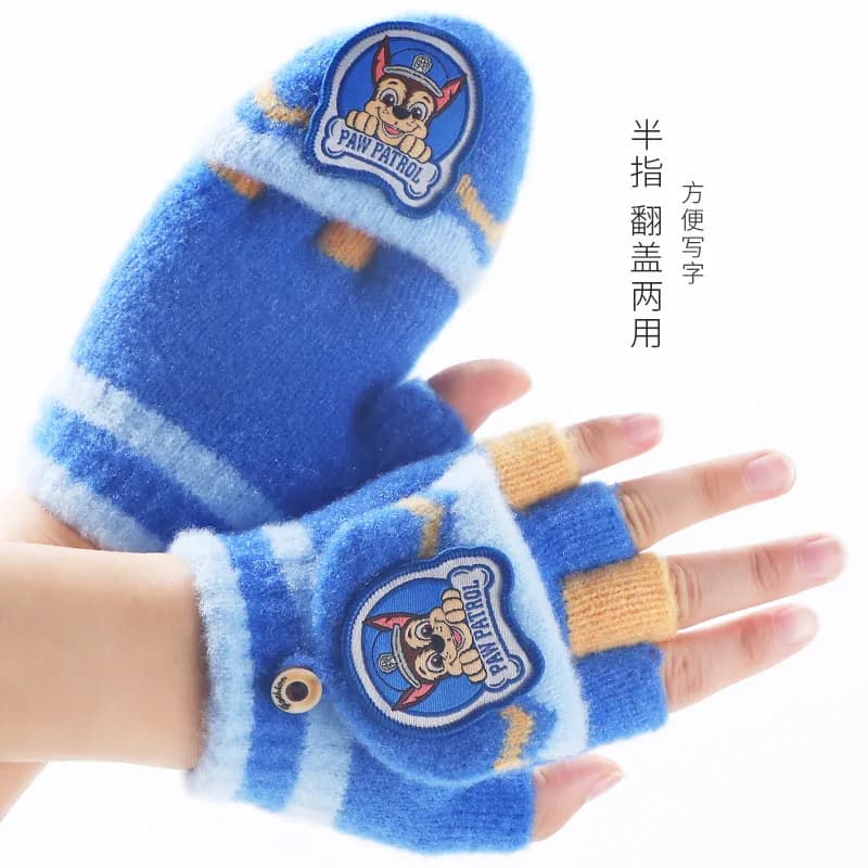 Genuine Paw Patrol Winter KIDS Glove Chase Marshall Skye Everest Rubble Zuma Rocky Ryder Children Mittens Christmas Gift 2-6T - 4