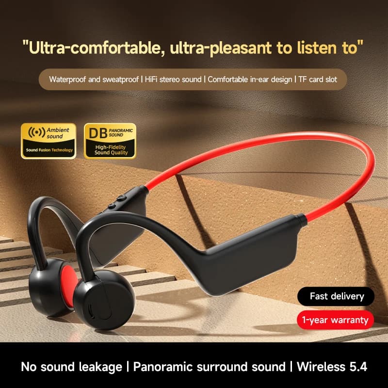 Bone Conduction Headset Wireless Swimming Sports Headphone IPX8 Bluetooth 5.4 With Mic Waterproof Exercise Fitness 2026 NEW - 5