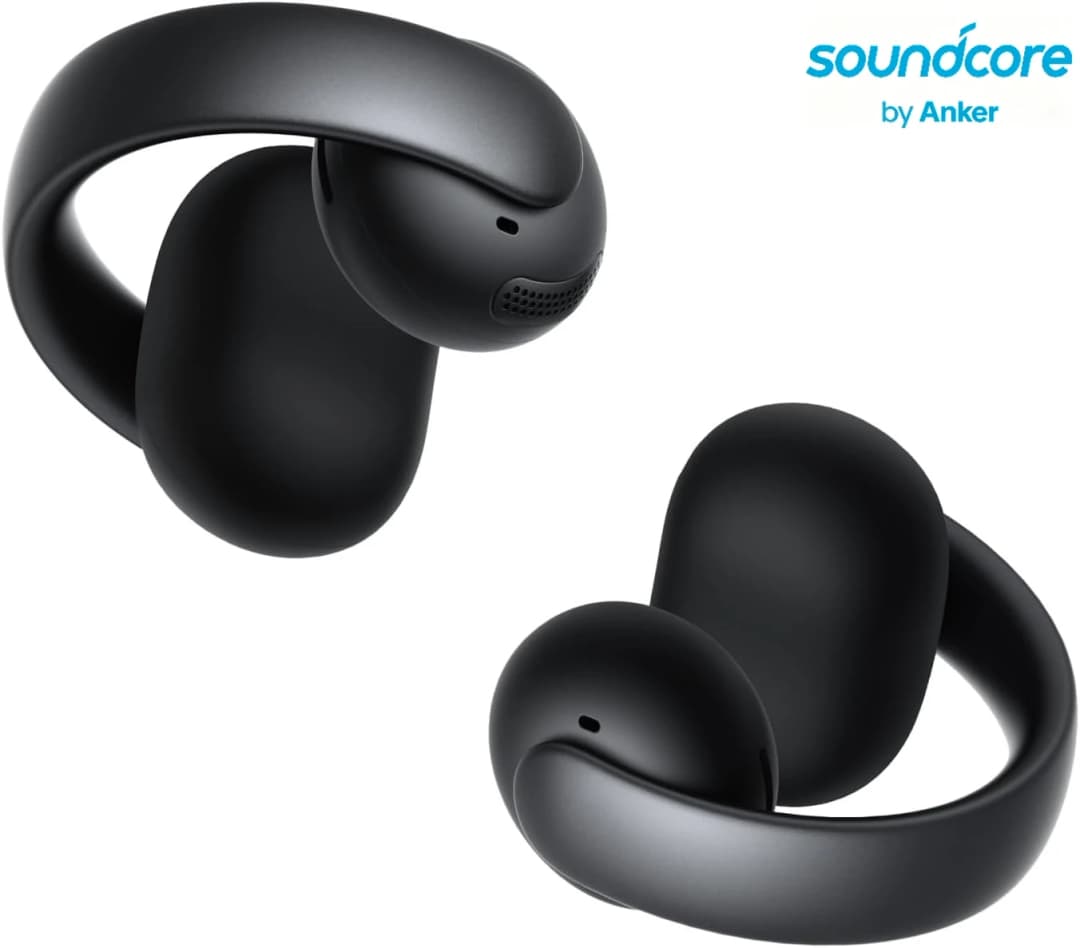 سماعات أذن رياضية بلوتوث لاسلكية مريحة وتصميم قابل للتكيف من Soundcore by Anker AeroClip