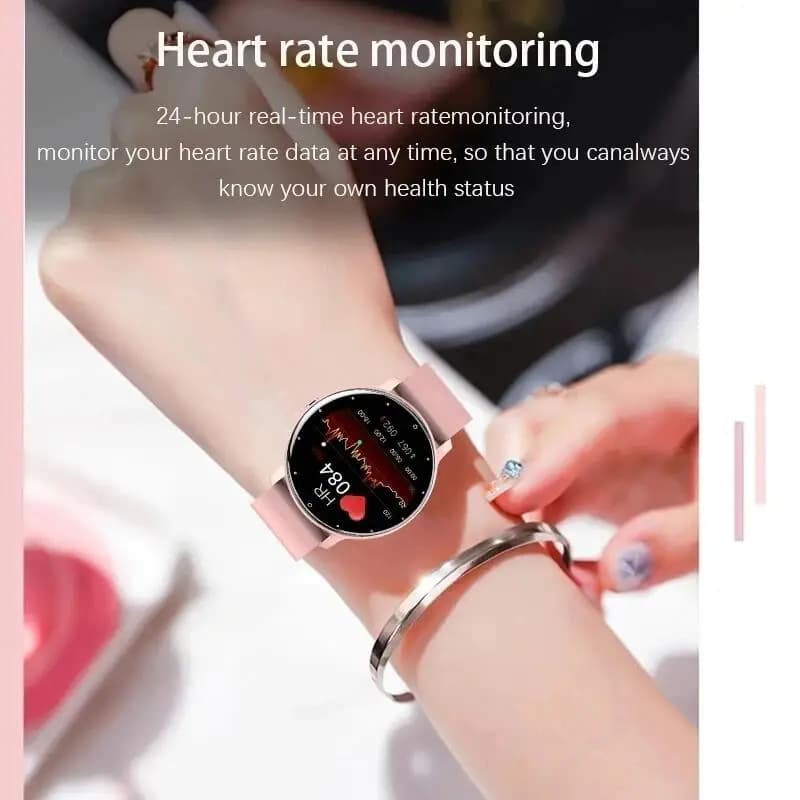 LIGE Women Smart Band Watch Real-time Weather Forecast Activity Tracker Watches Heart Rate Monitor Sports Ladies Smart Watch Men - 2