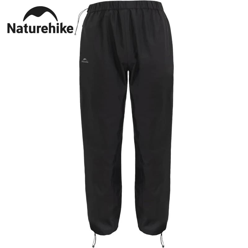 بنطلون Naturehike مقاوم للمطر للتنزه في الهواء الطلق والسفر مقاوم للماء ومتنفس لصيد الأسماك خفيف الوزن ومحمول ومقاوم للرياح للتخييم