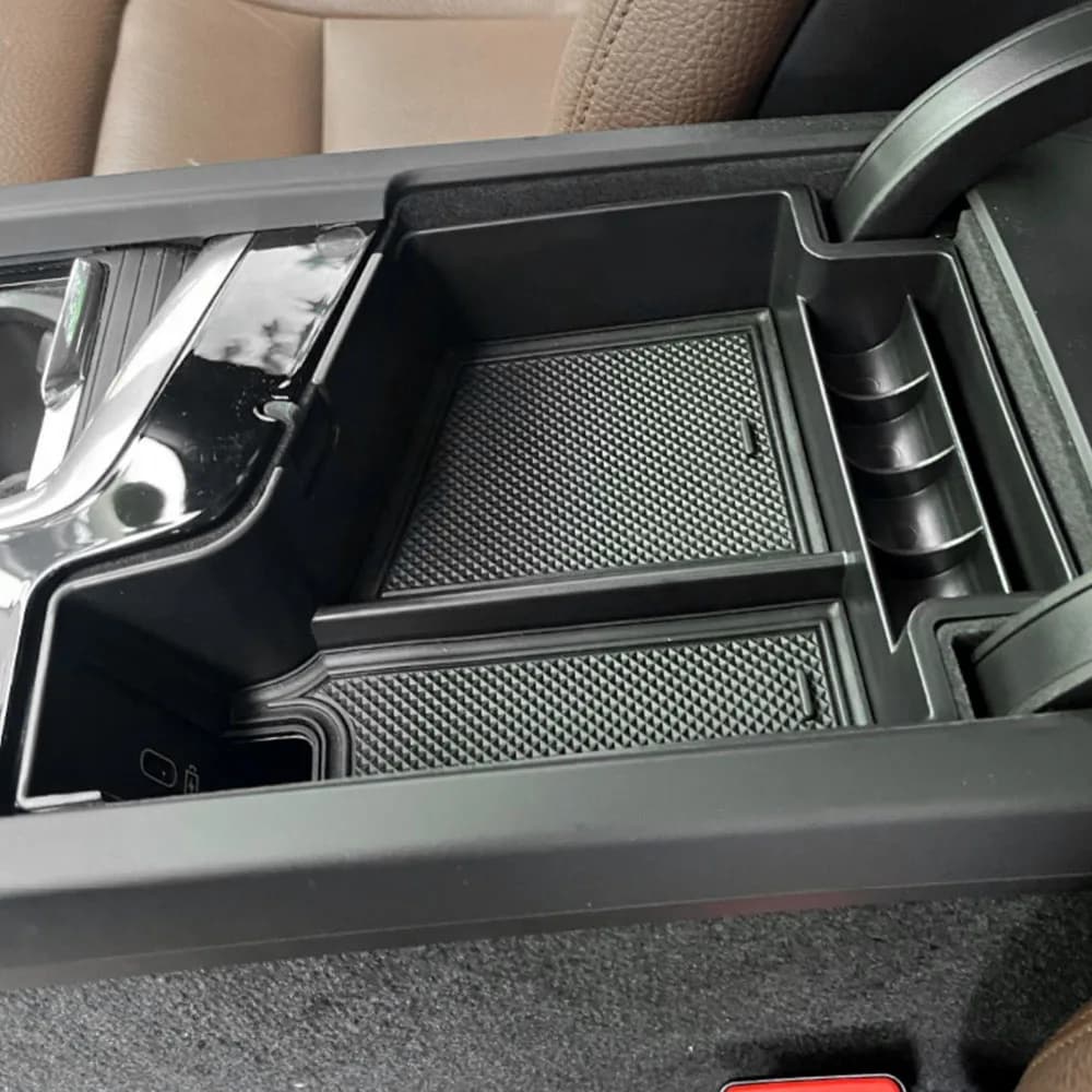 For Volvo XC60 XC90 S90 S60 V60 V90 2017 2018 2019 2020 2021 2022 LHD Armrest Box Storage Tray Organizer Interior Accessories - 4