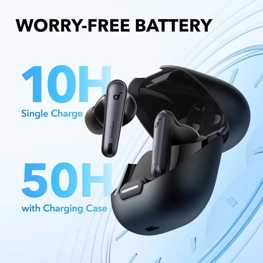 سماعات الأذن اللاسلكية Soundcore من Anker Liberty 4 NC مع إلغاء الضوضاء، سماعات بلوتوث لاسلكية TWS - 5
