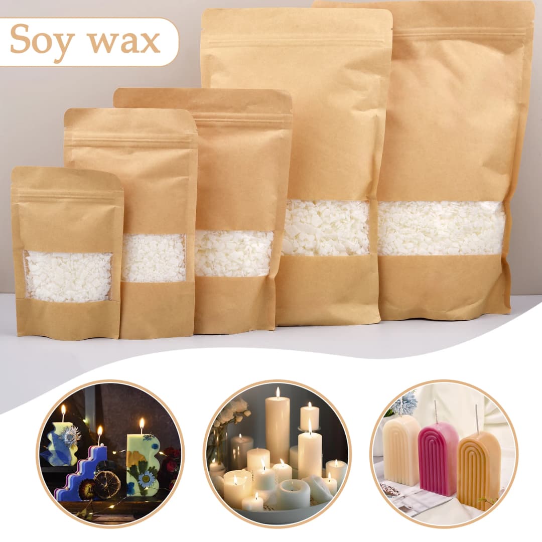 100/500/1000 جرام شمع الصويا الطبيعي تقشر DIY بها بنفسك الشموع اليدوية الحرف المضافة خالية شمعة معطرة المواد الخام صنع عدة - 2