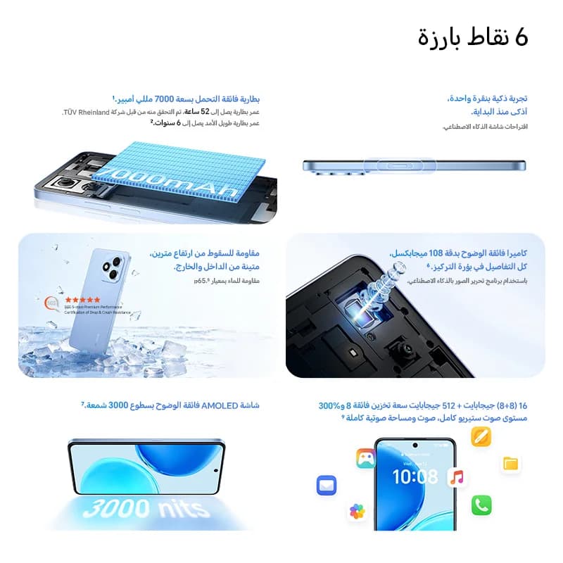 New Global Version HONOR X8d 4G 8GB+256GB 6.77'' AMOLED Screen 108MP Main Camera 7000 mAh 45W SuperCharge Dual SIM Android 16 - 2