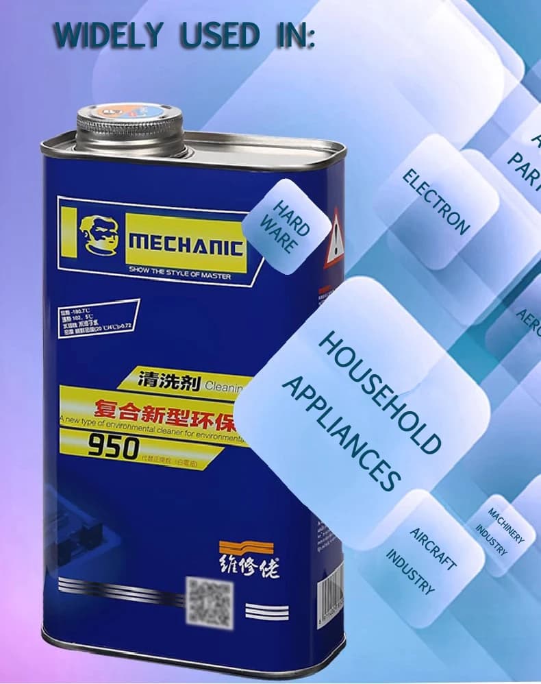 ميكانيك 950 سائل تنظيف تدفق اللحام 750 جرام، زيت إزالة الشحوم لتصليح لوحة PCB للهاتف، مزيل بقع اللحام - 3