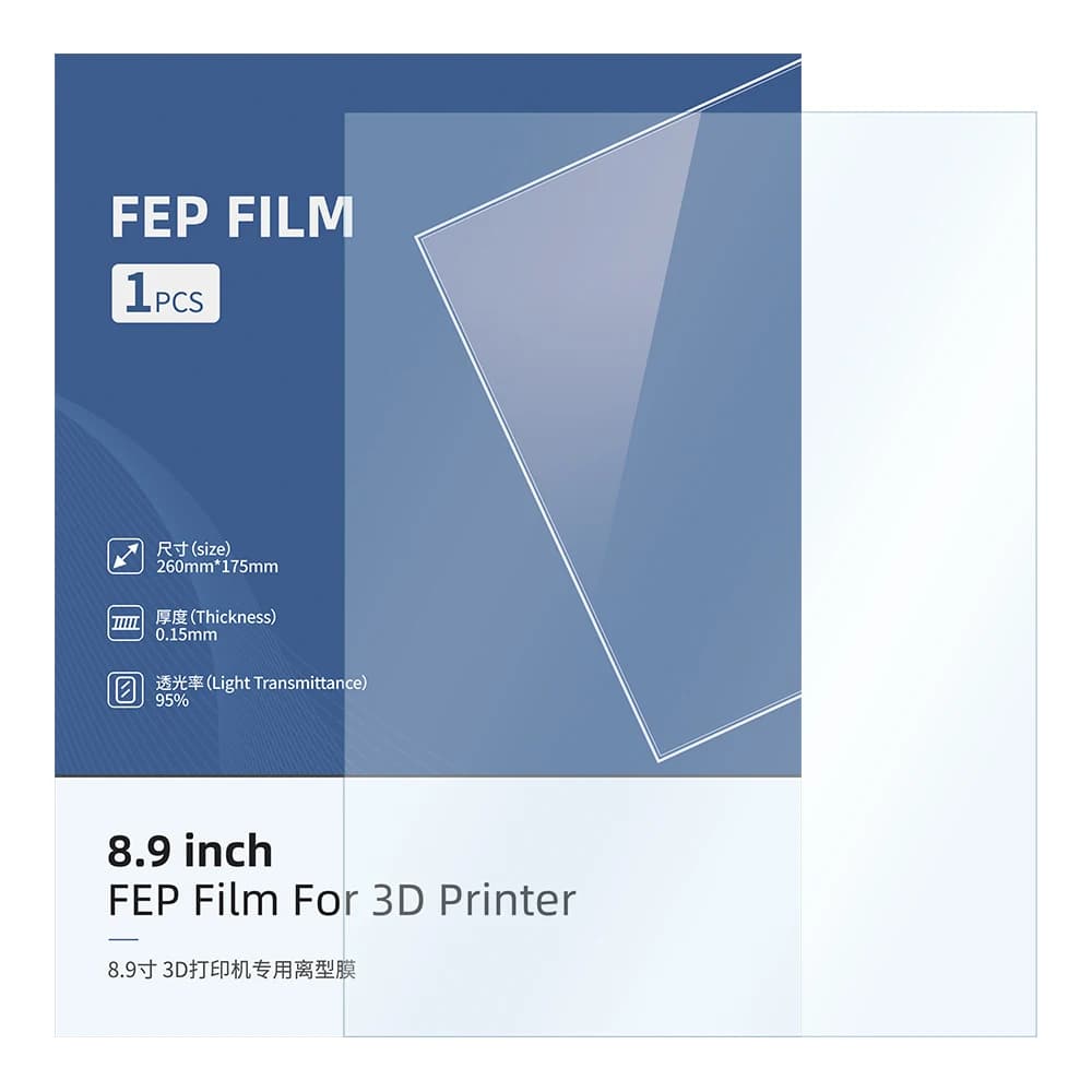 فيلم FEP من ANYCUBIC لطابعة Photon Mono X، Photon X، Photon Mono X 6K، Photon Mono X 6KS، Photon M3 Plus، Photon Mono X2 ثلاثية الأبعاد - 3