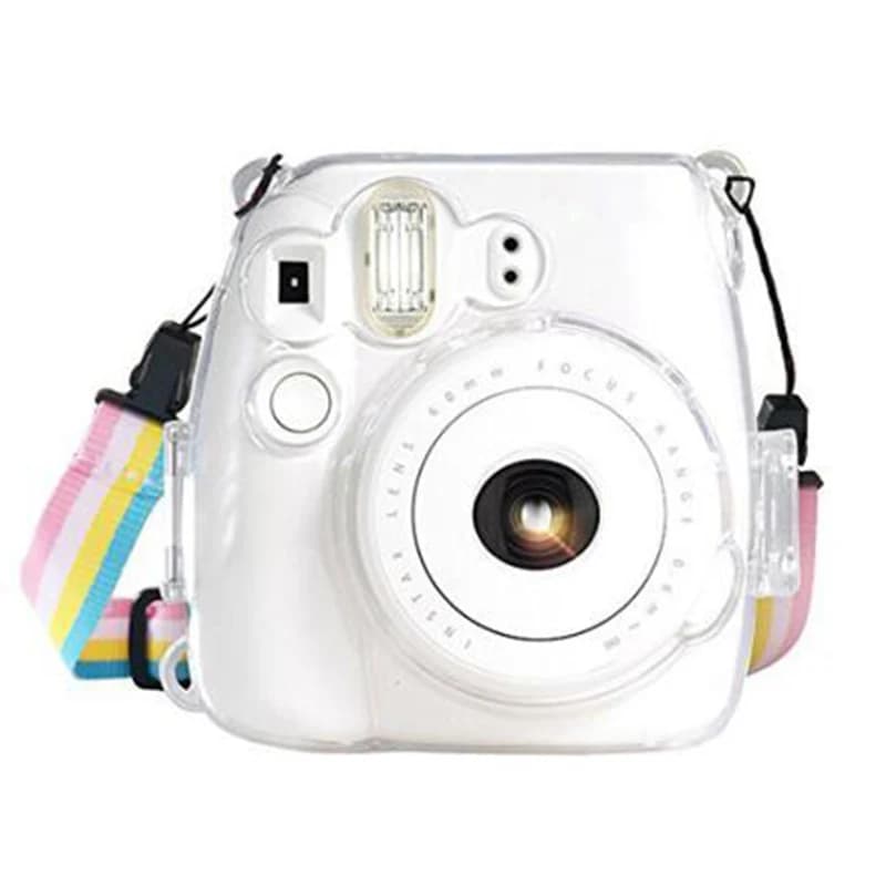 حقيبة حماية صلبة شفافة لكاميرا Fujifilm Instax Mini 8 /8+ 9 فورية