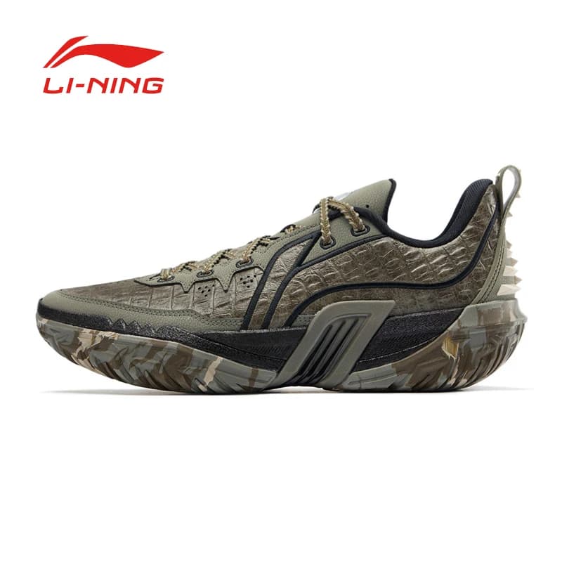 أحذية كرة سلة رجالية من LI NING JIEAO3، قصيرة، مقاومة للاهتراء، مقاومة للانزلاق، احترافية، عملية، بطانة مريحة، ارتداد، للألعاب الخارجية