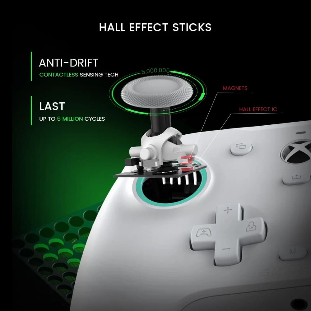 وحدة تحكم GameSir G7 SE السلكية لـ Xbox Series X وS وOne مع عصا تحكم بتأثير Hall لأجهزة الكمبيوتر - 3