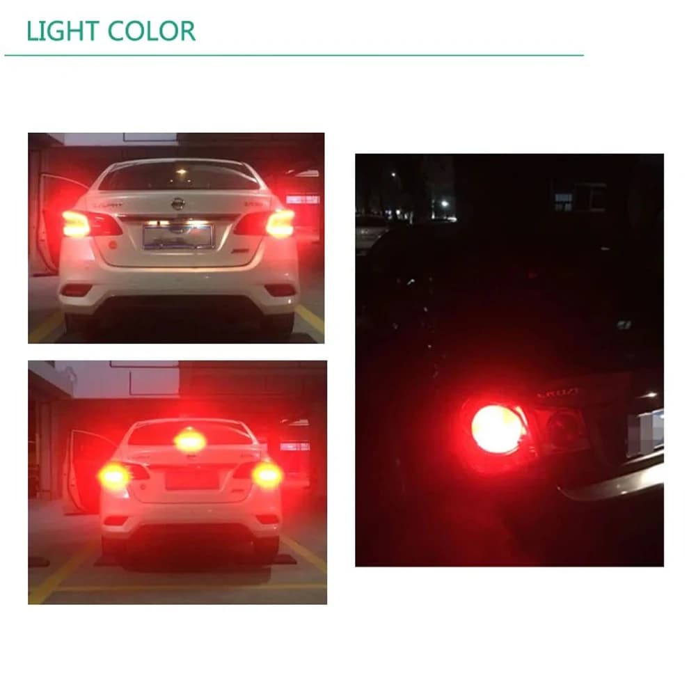 Philips Ultinon LED P21W S25 LED Red Color BA15s Car Turn Signal Indicators Light Fog Lamp Reversing Light 11498ULRX2, Pair - 5