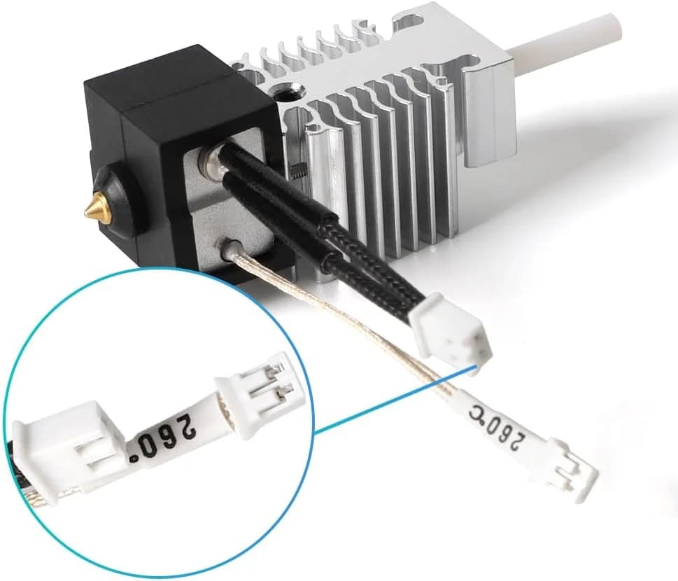 Creality Ender 3 V3 SE Hotend Nozzle Kit Efficient Heating Cooling Dissipate Heat Stainless Steel Throat 3D Printer Accessories - 3
