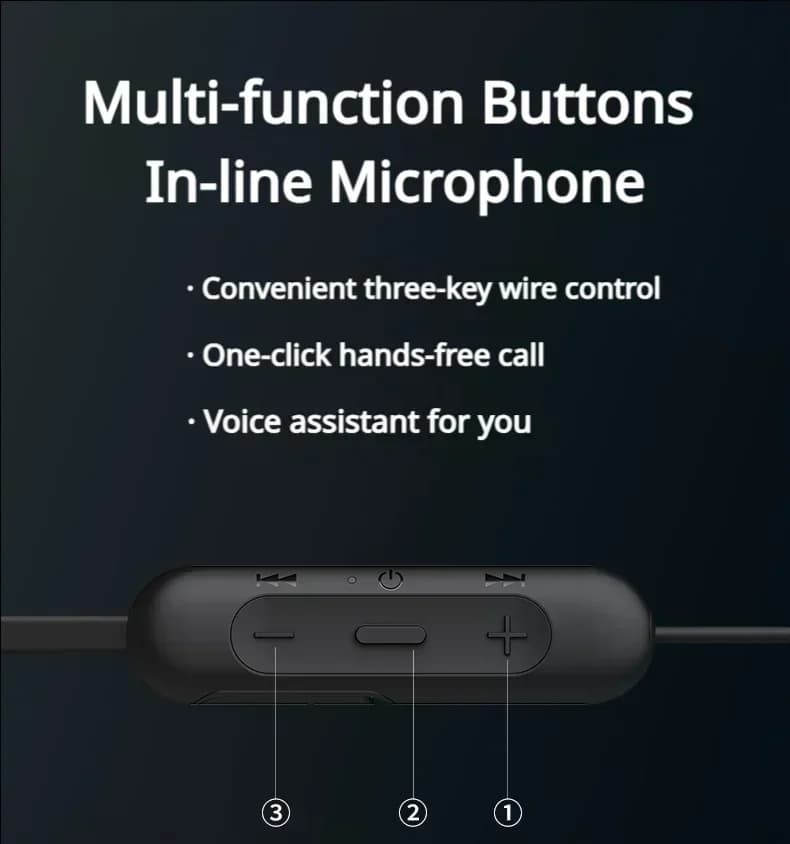 سماعات رقبة بلوتوث أصلية Sony WI-C200، بطارية 15 ساعة، صوت ستيريو مع باس قوي، مناسبة للرياضة - 3