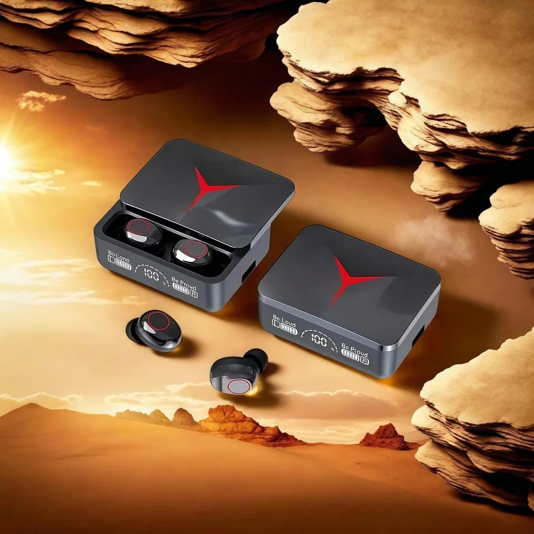 M90 سماعات لاسلكية TWS، بلوتوث، تحكم باللمس، سماعات أذن رياضية، ستيريو Hifi، سماعة ألعاب مع ميكروفون للهواتف الذكية