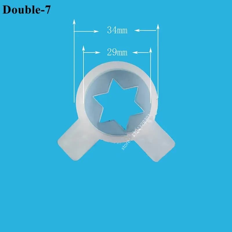 10 In 1 Set Fantastic Modeling Caps Spare Parts Of Soft Serve Ice Cream Makers Nozzle Moulding Lids Inner Diameter 29mm VEVOR - 2
