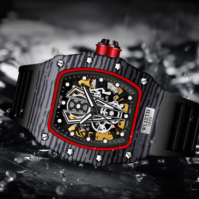 Automatic Watch Mechanical Watches for Man Barrel Type Mechanical Watch Men Waterproof Luminous Business Men Montre Homme - 3