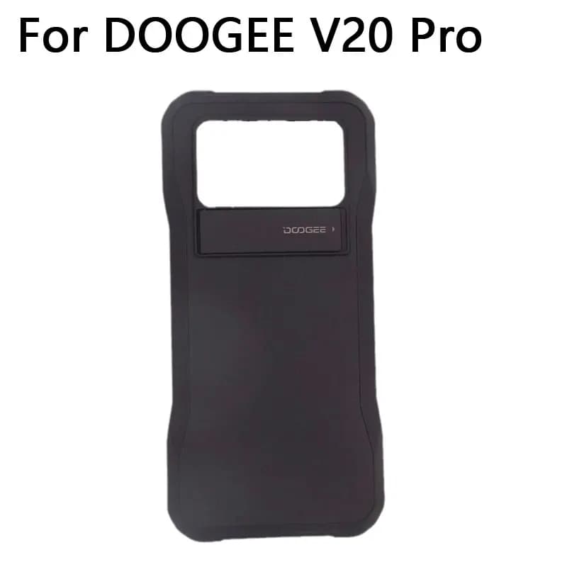 New Original DOOGEE V20 Pro V20S Official Luxury Shockproof Black Phone Case Bumper Hard Back Cover For DOOGEE V20 Pro Phone