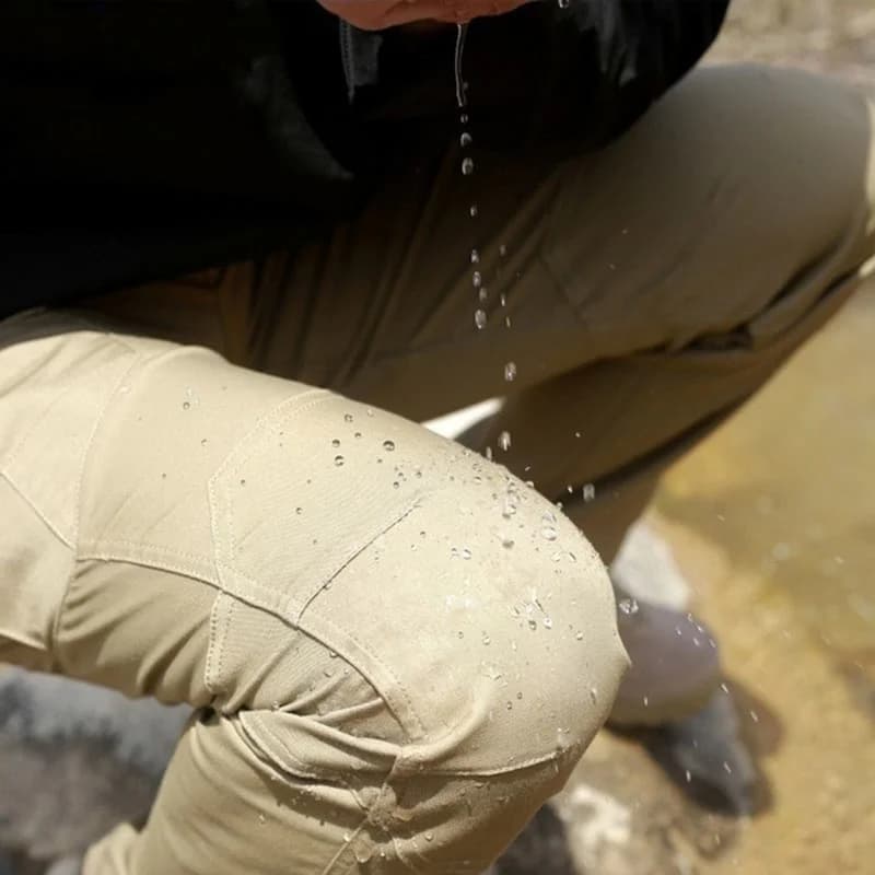 بنطلون كارجو تكتيكي رجالي 6XL، مقاس كبير، بنطلون رياضي خارجي، تسلق، صيد، مقاوم للماء، جيوب متعددة - 4