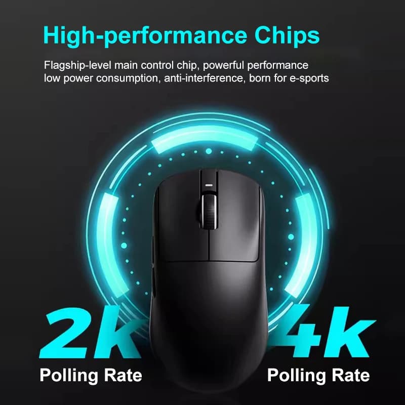 ماوس ألعاب لاسلكي ATK VXE Dragonfly R1 Pro MAX للرياضات الإلكترونية قابل لإعادة الشحن PAW3395 R1 Pro ماوس مخصص خفيف الوزن لـ CSGO - 3