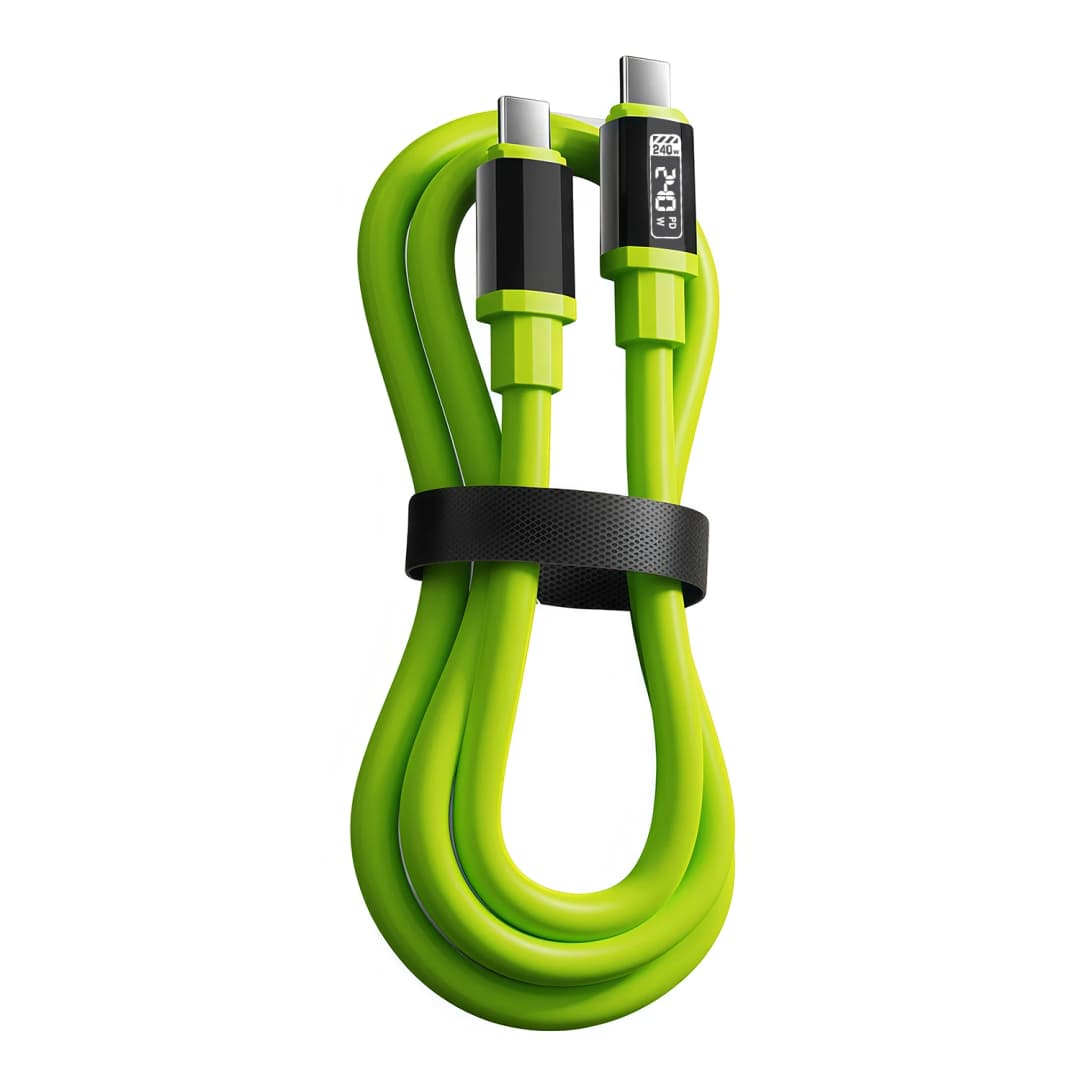 شاحن شحن سريع من النوع C لهاتف سامسونج هواوي Xiaomi Type C USB كابل شاحن سريع لمزامنة التاريخ كابل شاحن سلك مجدول من النايلون - 5