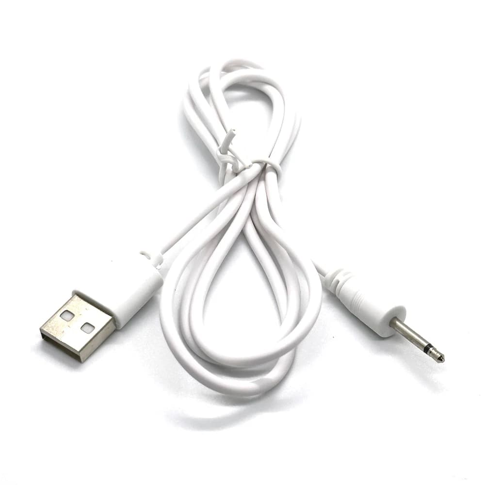 USB Power Charging Cord 2.5mm Replacement USB DC Charger Adapter for Rechargeable Massagers Fast Charging Cable - 3