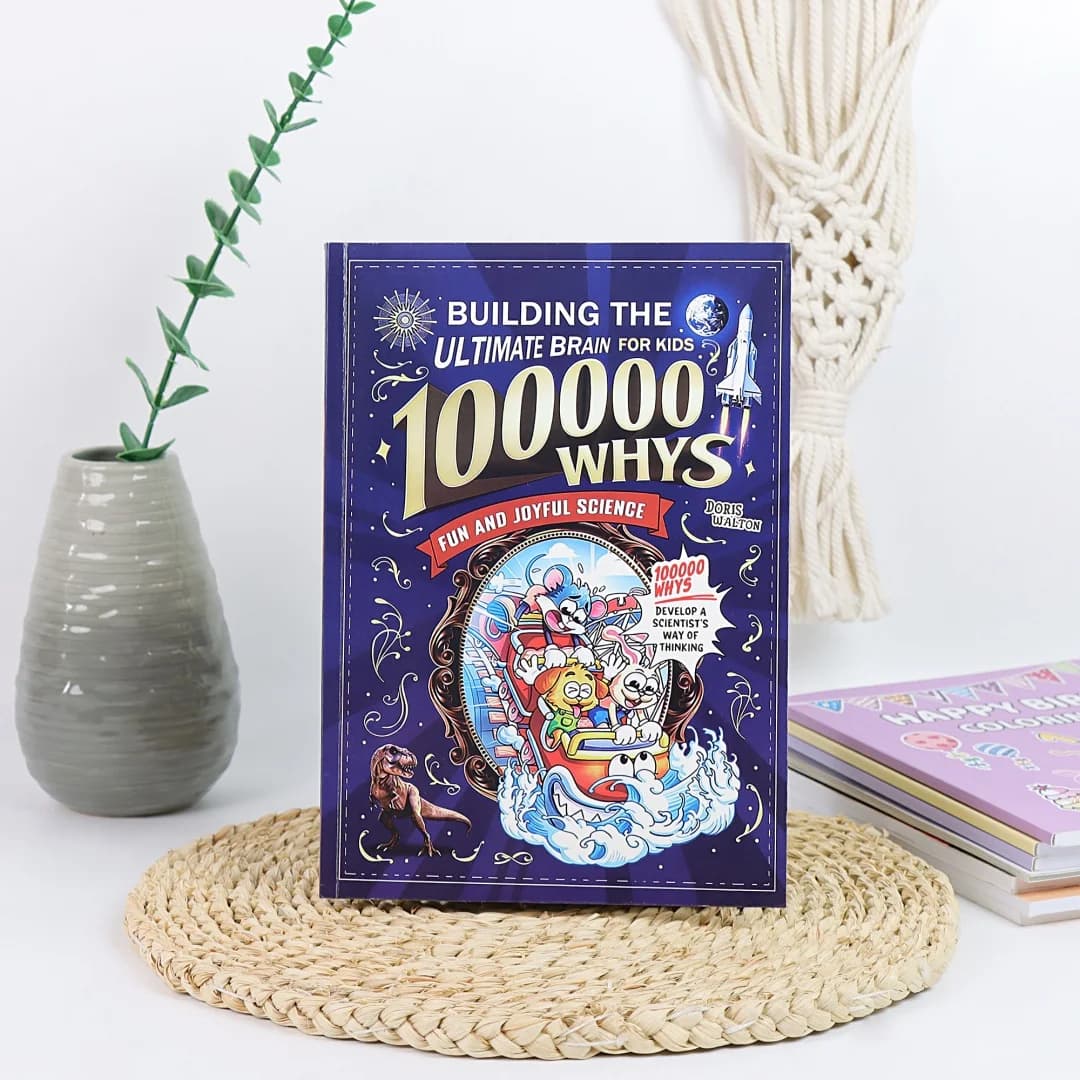 100000 لماذا: بناء العقل النهائي للأطفال نسخة إنجليزية كتاب رسوم متحركة علمية ممتع تعليم مبكر للأطفال تعلم STEM