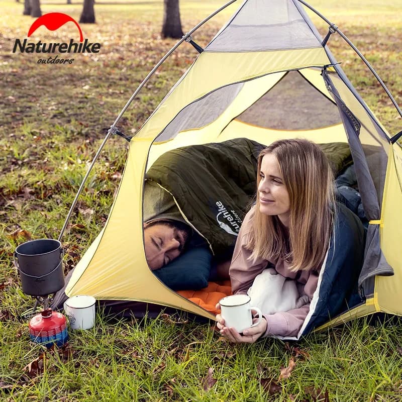 Naturehike-Lightweight Envelope Sleeping Bag for Adults, Outdoor Camping, Summer, Thin, H150 - 4