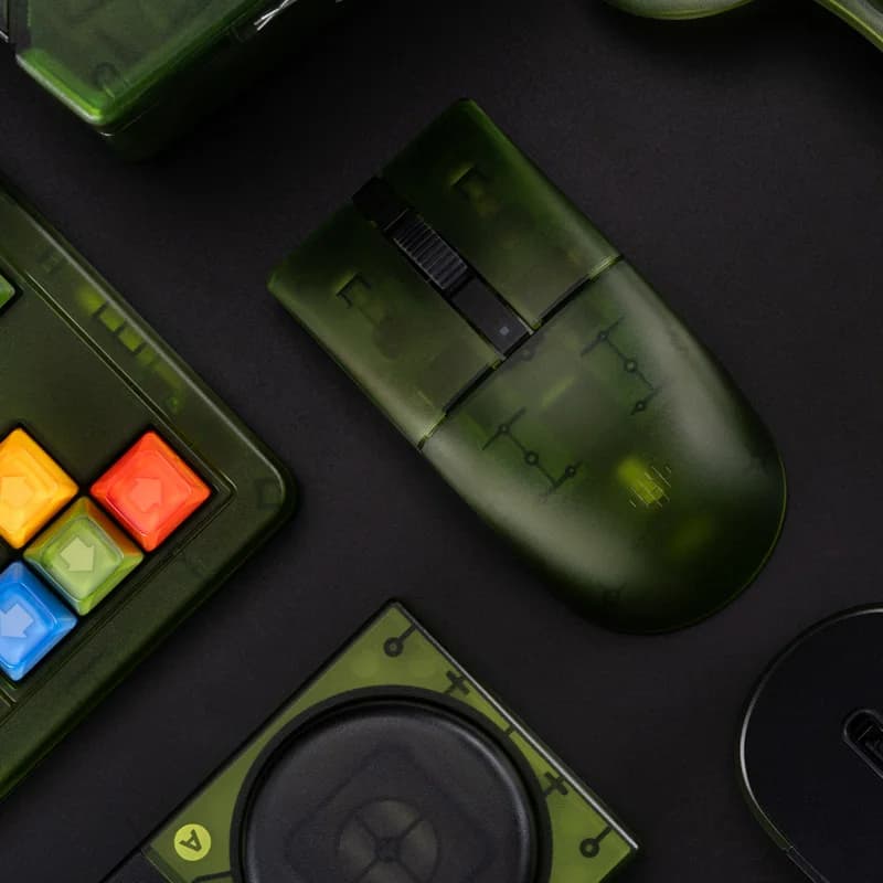 8BitDo فأرة Retro R8 مع مستشعر بصري PAW 3395 DPI 26K، فأرة لاسلكية 4K مع قاعدة شحن - إصدار Xbox - 5